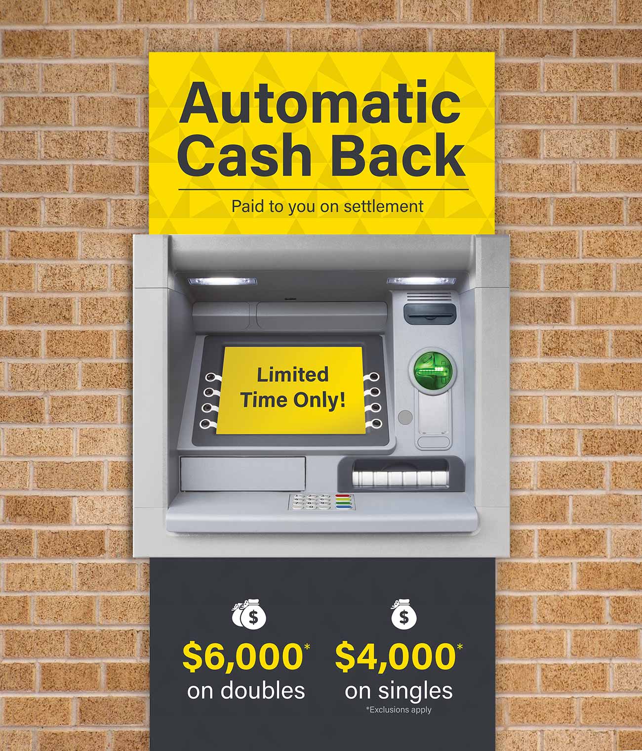 Australian Building Company - Campaign: Automatic Cash Back