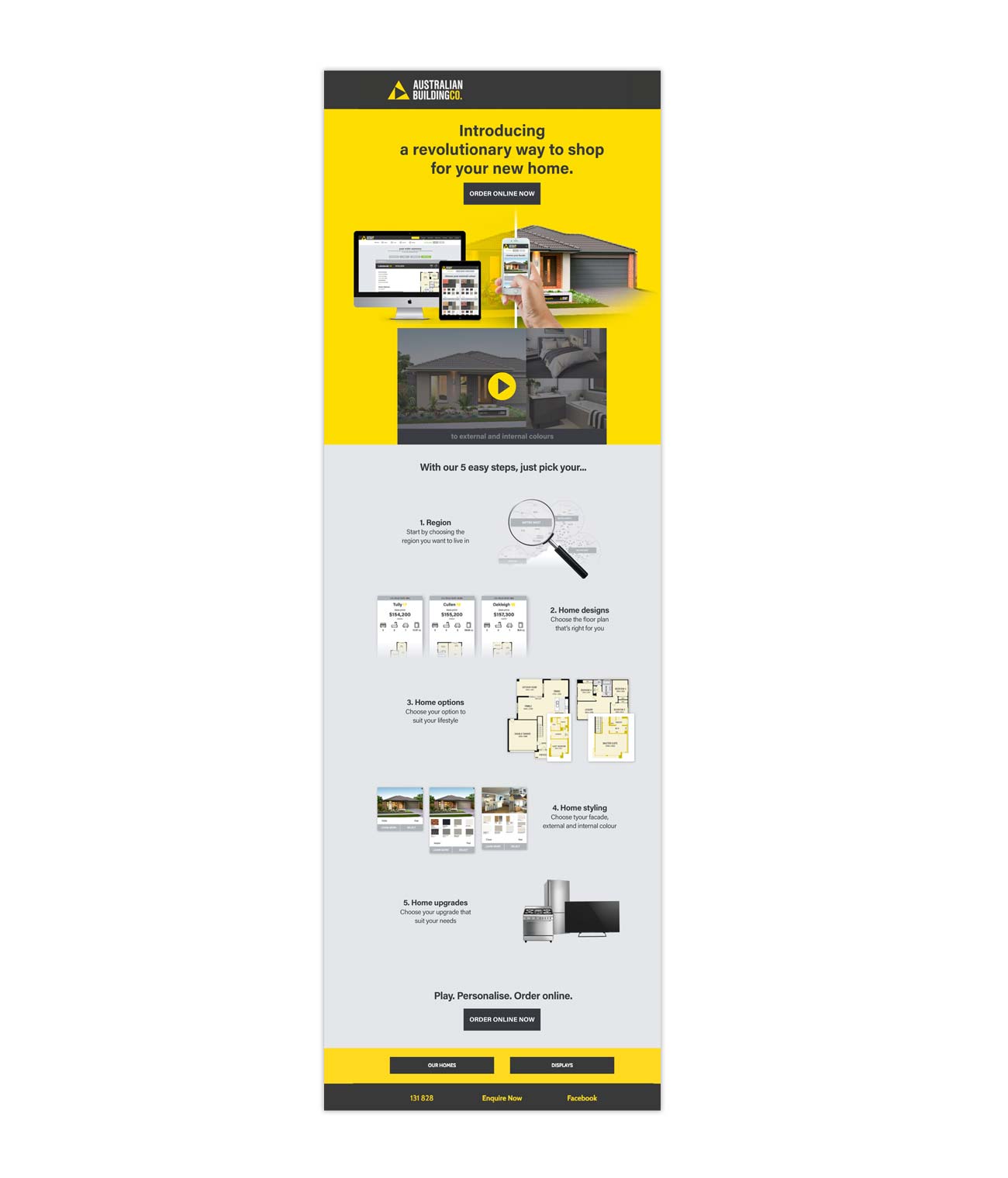 Australian Building Company - Home Creator. eDM Design.
