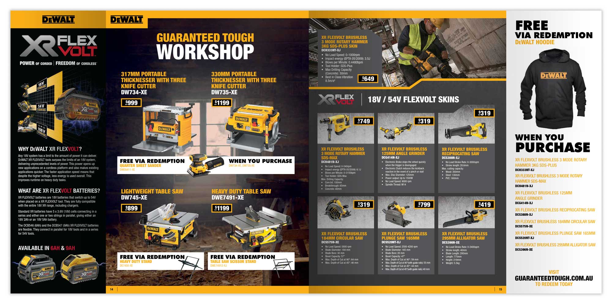 DeWALT - Catalogue spread