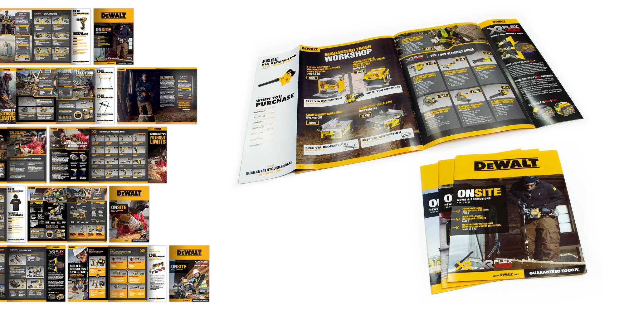 DeWALT - Catalogue spreads